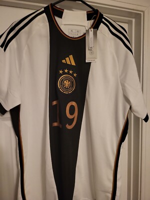 Adidas Germany 2022 Leroy Sane #19 Home Soccer Jersey White Men's