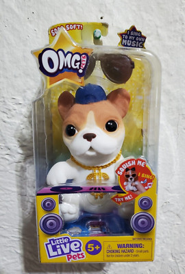 OMG Little Live Pets Soft Squishy Pet Sunglasses Adorable French Bulldog Classic