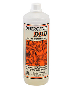DETERGENTE DDD FRANKE liquido lt. 1 per la pulizia e l'igiene di vasi vinari