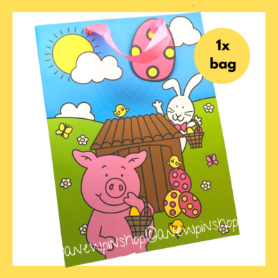 M&S Ostern Percy Schwein Tasche Geschenktüte NEU Marks and Spencer Futter