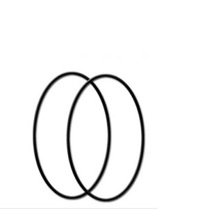 2pcs/set Stereo Cassette Player Walkman Rubber Belt For Panasonic RQ-SX56