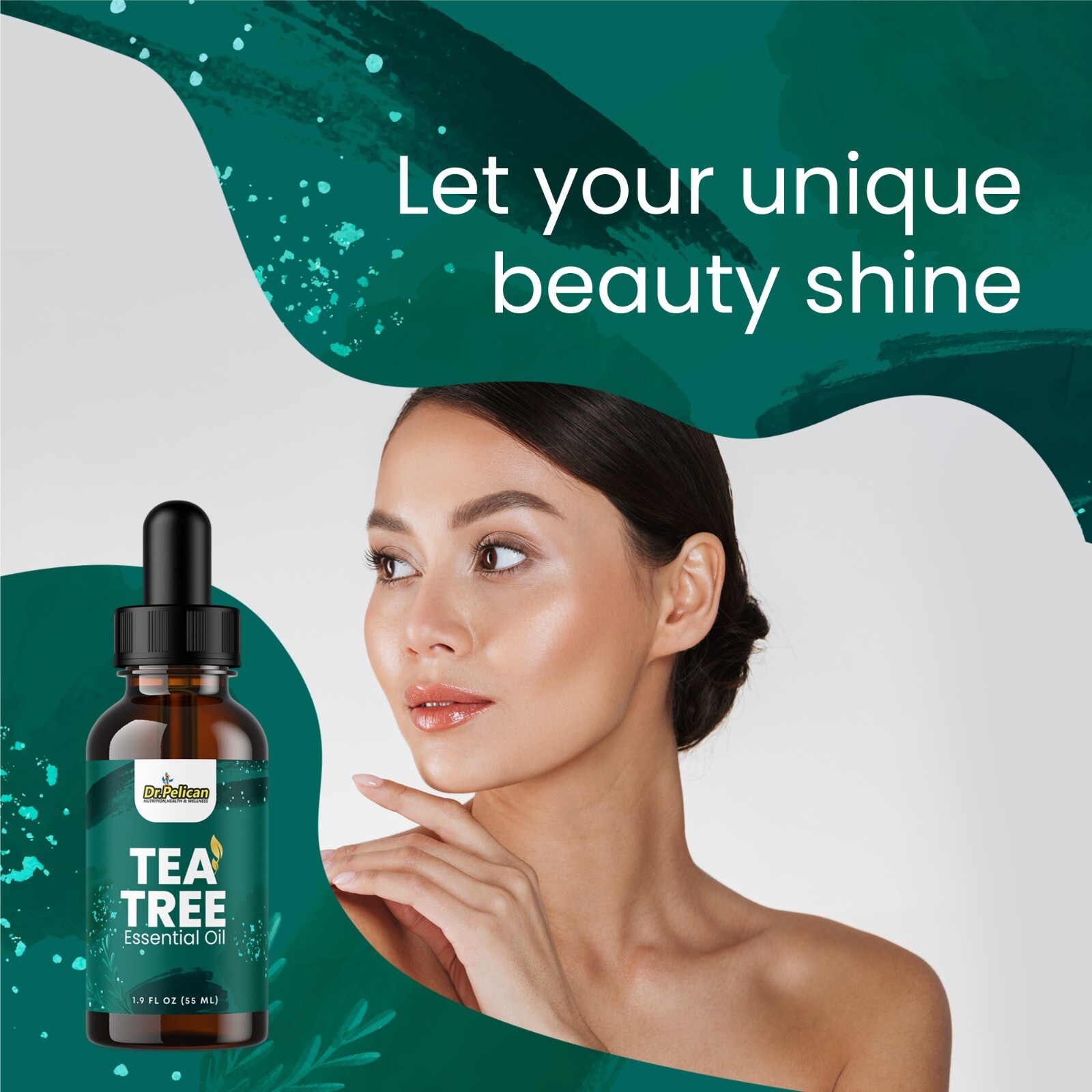 Tea Tree Essential Oil Drops-Health/Hygiene-3 Bottles-165ml(1.9fl oz)