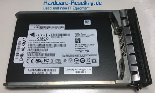 Cisco M600 2.5 128GB SSD SATA MTFDDAK128MBF MTFDDAK128MBF-1AN12ABYY 800-39909-01