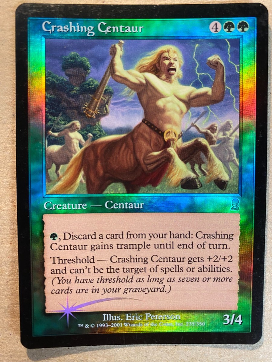 MTG 1x FOIL Crashing Centaur Odyssey Legacy Magic the