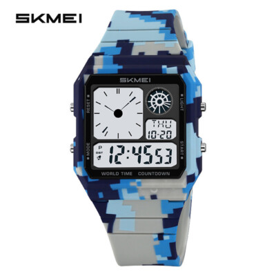 SKMEI Men Watch Fashion Student Outdoor Sport Watch Digital Quartz Wristwatch
