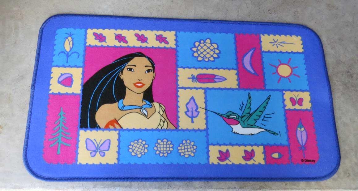 Disney 昭和レトロ　ランチョンマット6枚セット　汚れあり　中古 RARE Vintage Disney Pocahontas Unused Doormat - 29