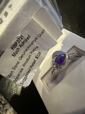 bomb party size 7 ring RBP3721 Much Admired Amethyst Quartz