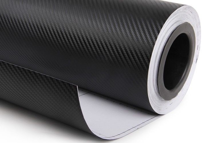 Film Adhésif Carbone 3D Noir - 50 Cm X 152 Cm - Pour Habillage Voiture, Meuble, Capot - Protection Et Style