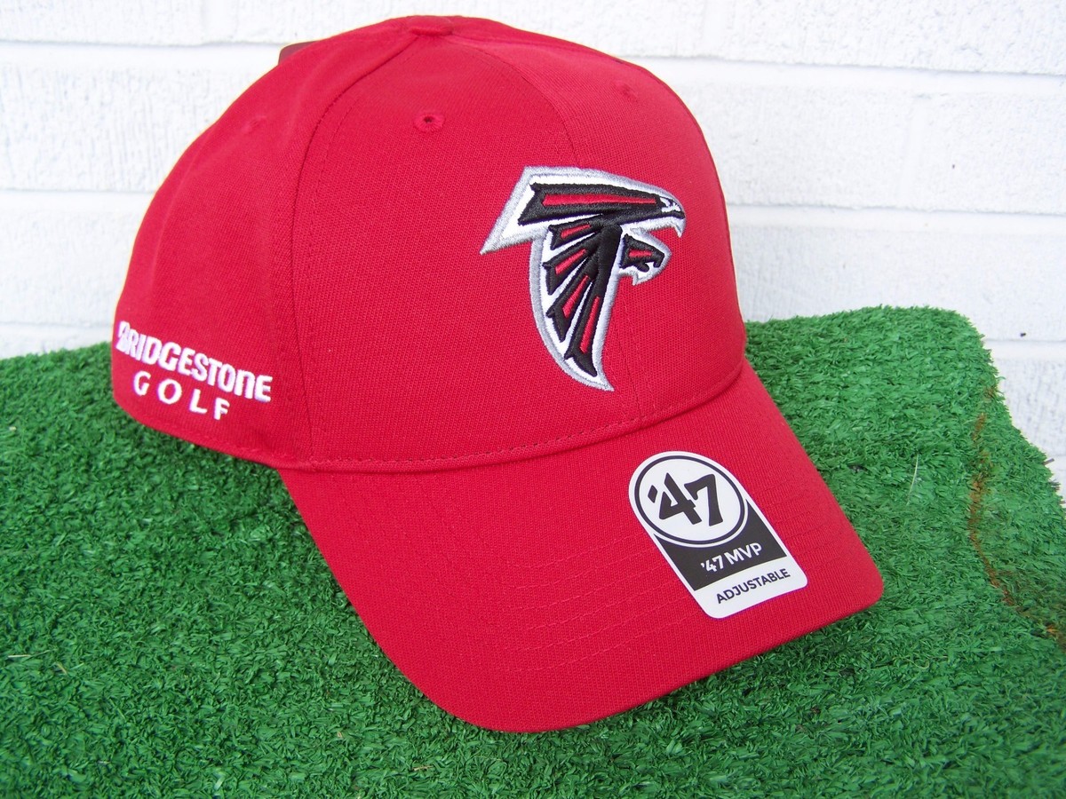 Bridgestone Golf Atlanta Falcons Red Golf Hat Cap '47 NFL Team Adjustable  NEW