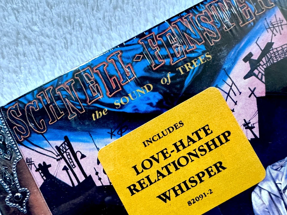 SCHNELL FENSTER SEALED 1990 LONGBOX CD THE SOUND OF TREES PROMO HYPE WHISPER LP Foto 3 de 4