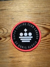 Rapha Cycling Club London RCC Roundel Sew On Patch Black