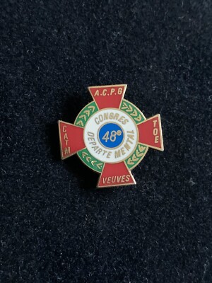 Pins Broche Ancienne – Aix Les Bains 1937 – Anciens Combattants – Métal France