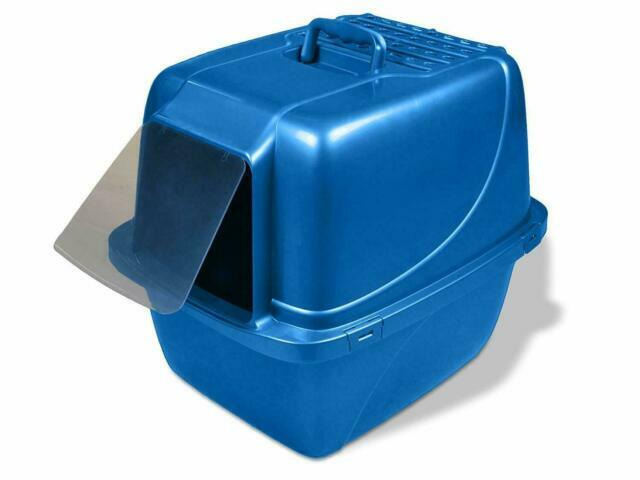Van Ness CP7 Enclosed Cat Litter Pan - Blue