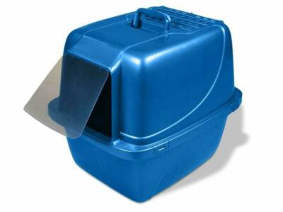 Van Ness CP7 Enclosed Cat Litter Pan - Blue
