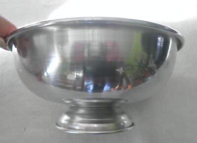 Eight Inch Wide Silver Loving Cup Trophy Topper- New-Last One!  Minor Flaw