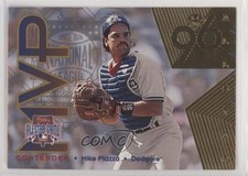 1996 Leaf MVP Contender Gold Mike Piazza #2 HOF 0u2j