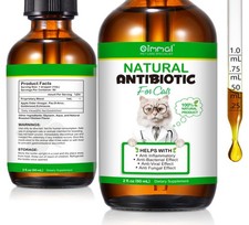 Antibiotics for Cats - Natural Cat Antibiotic Liquid Drops, Supports skin