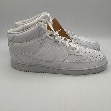 Nike Court Vision Mid NN Shoes Mens Size 14 White White DN3577-100