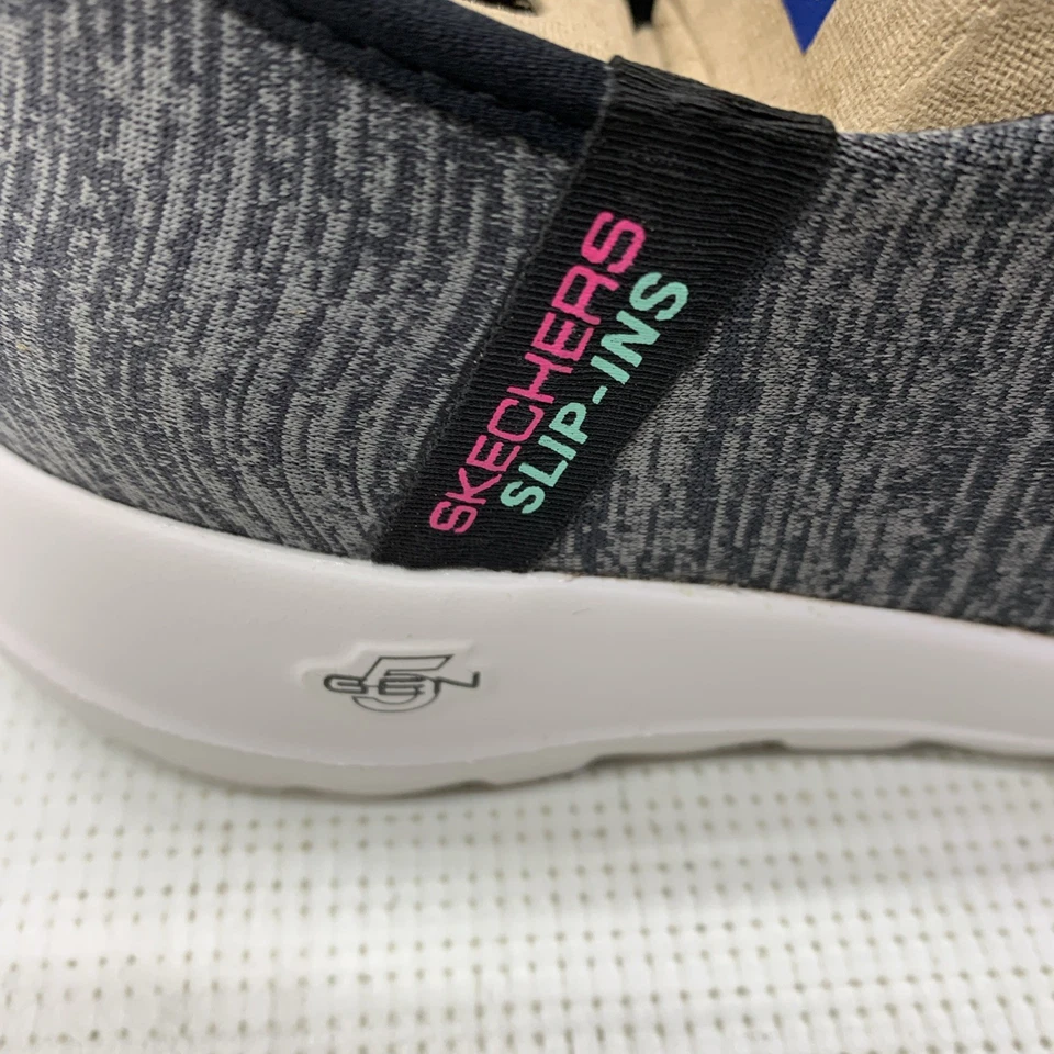 Zapatilla deportiva Skechers GoWalk Joy Ibis para mujer manos libres sin cordones 124646 talla 8 Foto 4 de 4