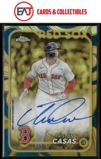 Triston Casas 2024 Topps Gilded Chrome Auto Blue Gold /50 #CGA-TCA Red Sox