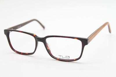 NEW TLG TITANIUM NU032 C02 TORTOISE BROWN AUTHENTIC EYEGLASSES 55-16