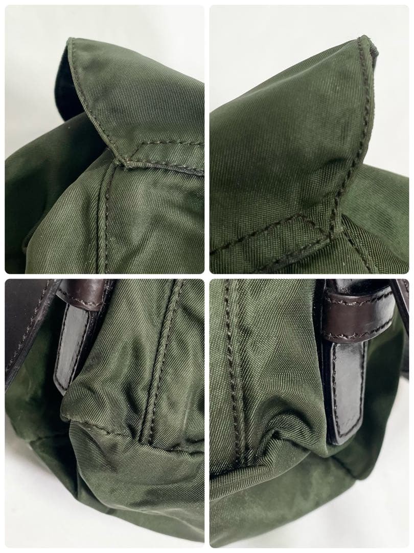 Prada Backpack Triangle Logo Hardware Tessuto Nyl… - image 9