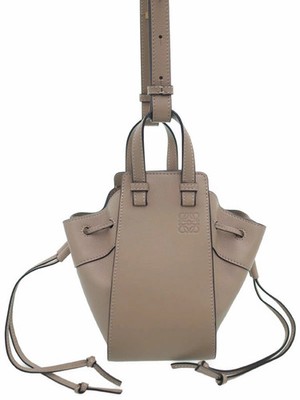 LOEWE Hammock Leather Drawstring Shoulder Bag