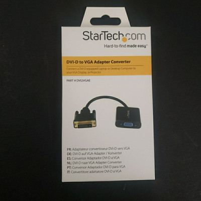 STARTECH.COM DVI2VGAE DVI-D to VGA ACTIVE ADAPTER CONVERTER CABLE DVI2VGAE New