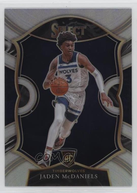 2020-21 Panini Select Concourse Silver Prizm Jaden McDaniels #88 Rookie RC 3hd