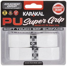 Karakal PU Supergrip replacement racquet grip - tennis / badminton / squash - wh