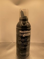 NeilMed Piercing Aftercare Fine Mist - Saline Solution - 6.3 fl oz - Exp 06/29