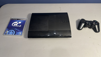 PlayStation 3 Super Slim 500GB | Reset & Working (NO POWER CABLE) (GT6 included)