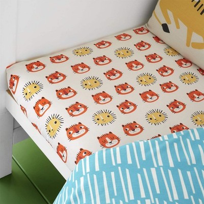 Cosatto Tiger Tropen - 100% Baumwolle Kinderbett Bett Spannbettlaken Doppelpack