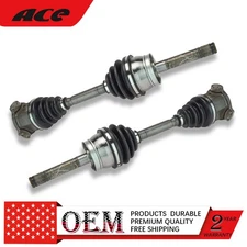 2PCS Front CV Axle Shaft Set For 1998-2004 Nissan Frontier 2000-2004 Xterra
