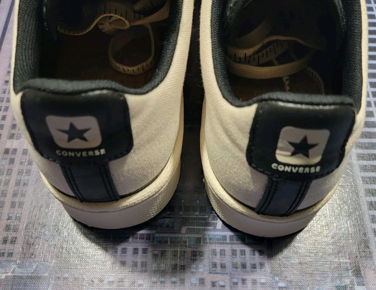 Converse x Joshua Vides Pro Leather Ox Low Top Natural Ivory Size 13 A00713C New thumbnail 5