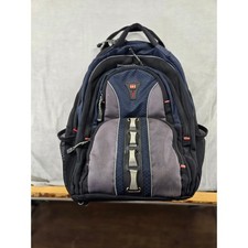 SwissGear Wenger Laptop Backpack Navy Blue Gr...