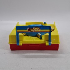 Hot Wheels Stow & Go Carrying Case Turntable Launcher 8 Car Storage Vintage