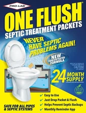 Septic Tank Treatment Packets -2 Year Supply of Dissolvable Septic Tank Treat...