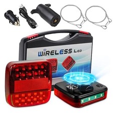 Wireless Trailer Lights Magnetic, Upgrade Rechargeable Wireless Trailer Tow