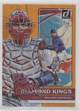 2022 Panini Donruss Diamond Kings Holo Orange Willson Contreras #24 e9p