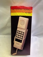Vintage International Corded Wall Touchtone Telephone Model SO888 NIOB