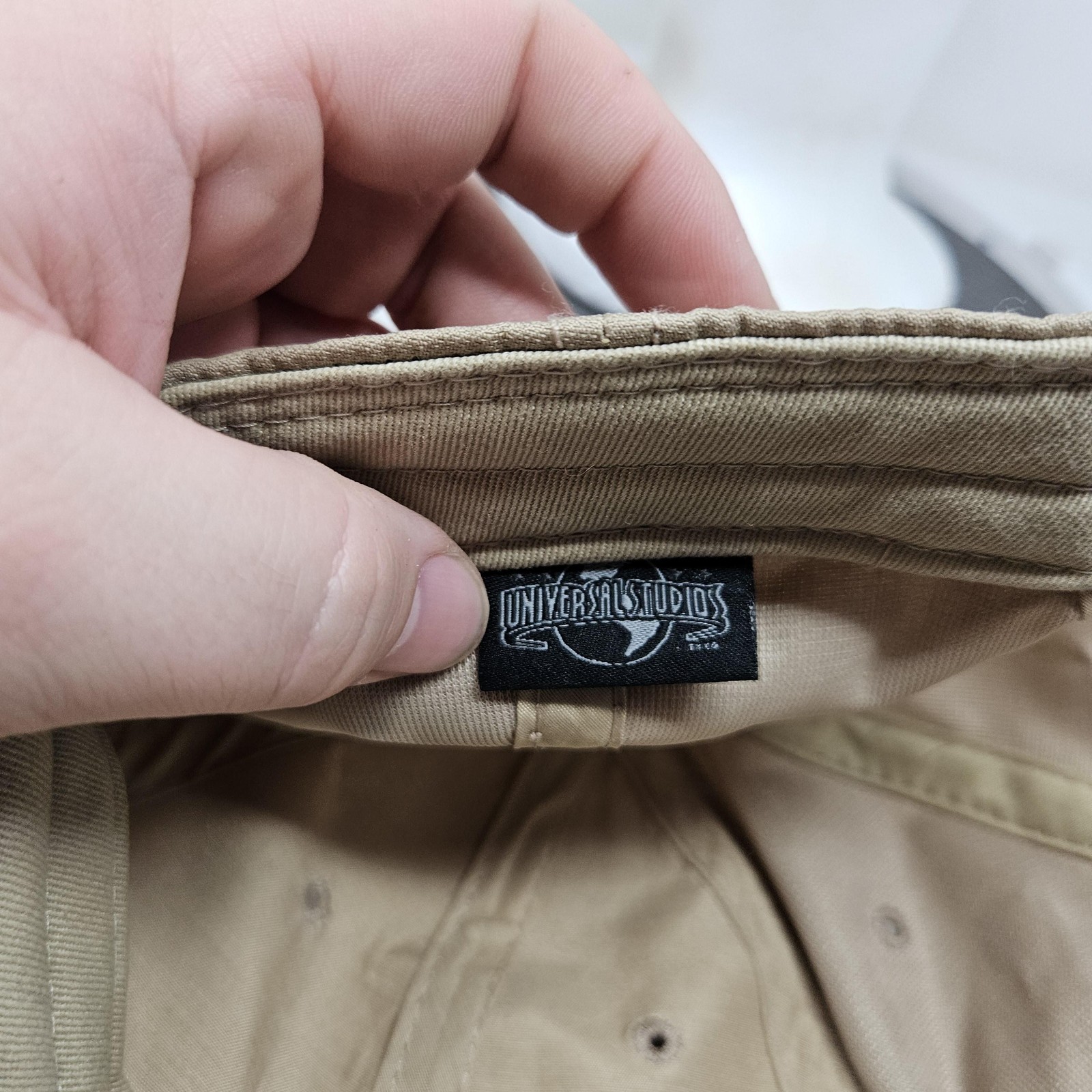 Universal Studios Hat Cap Strap Back Khaki Beige … - image 7