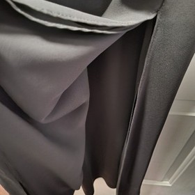 VTG Niki by Niki Livas Black Loop Strap Back Maxi Dress Size 12 90s y2k USA made