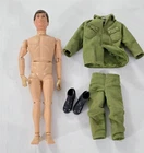 J-709 VINTAGE 1970'S HASBRO 12" GI JOE KUNG FU GRIP FLOCKED HAIR FIGURE