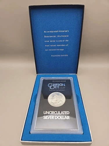 1883-CC Uncirculated GSA W/ Box Morgan Silver Dollar Carson City Mint $1