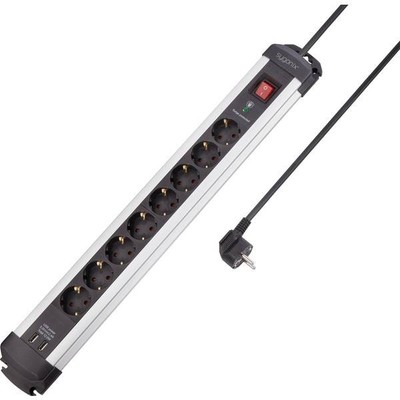 Sygonix SY-4755606 8-Compartment Surge Protection Multi-Outlet Arge