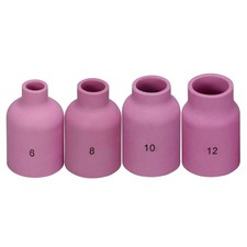 RIVERWELD TIG Gas Lens Alumina Nozzle Ceramic Cups Jumbo Large Diameter...