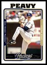 Jake Peavy 2005 Topps #455 San Diego Padres MLB READ FREE SHIPPING AutographDen