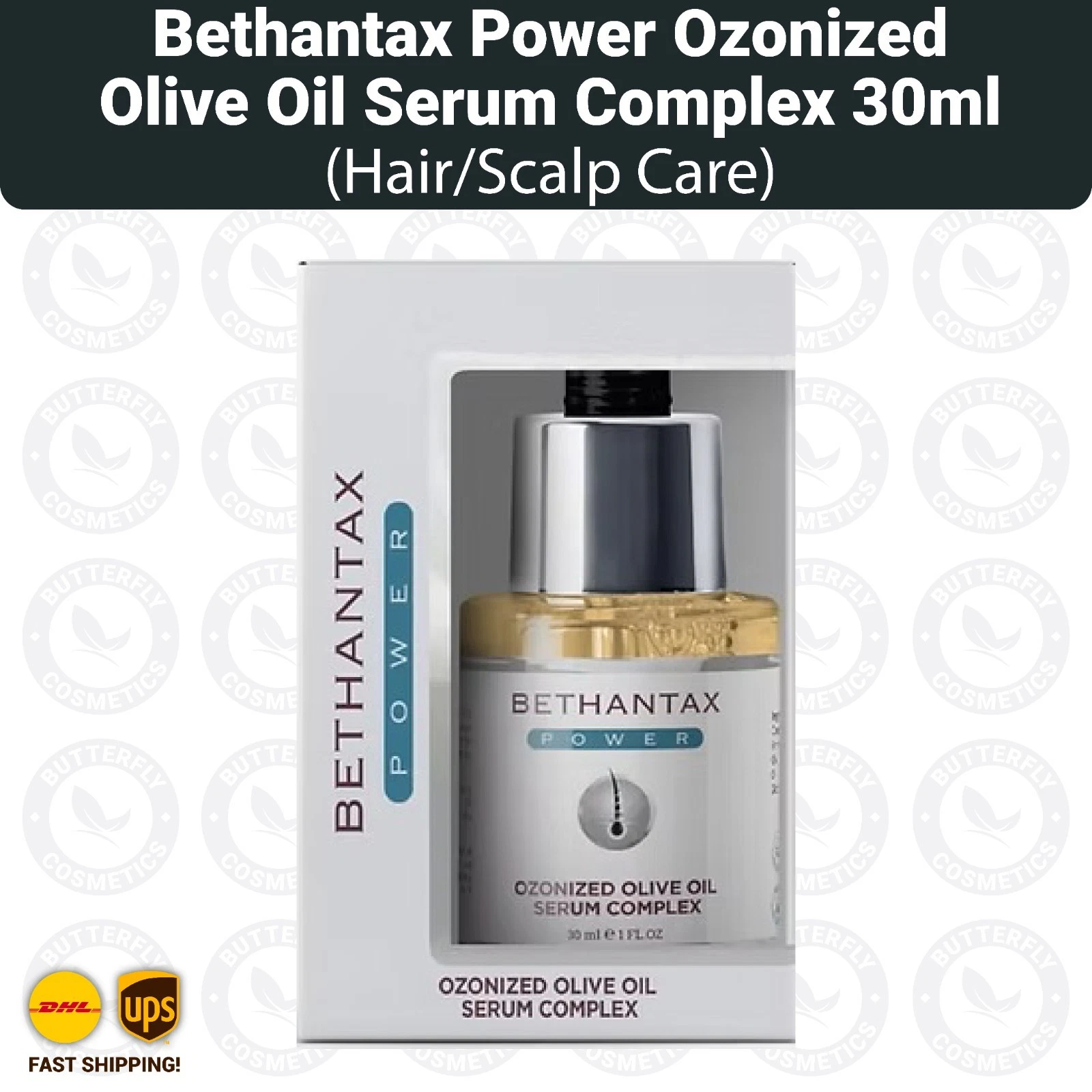 Bethantax Power Ozonized Olive Oil Serum Complex Hair/Scalp Care 30ml