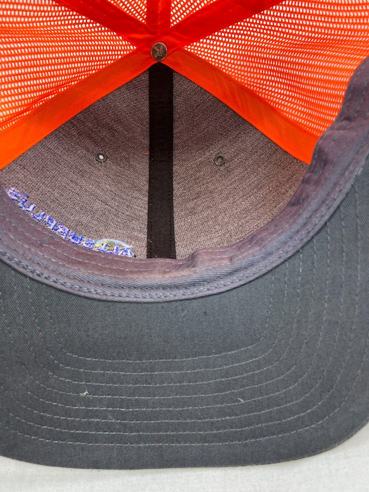 All Surplus Baseball Cap Snapback Hat Gray Neon O… - image 8